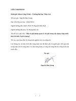 Một số giải pháp quản lý chi phí trong xây dựng công trình thủy lợi tỉnh tuyên quang 