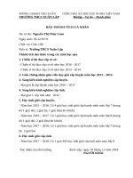 Bản thành tích tăng lương trước thì hạn