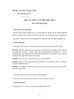 TRƯỜNG đại học THĂNG LONG yêu cầu TIỂU LUẬN hết học PHẦN 