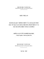 Đánh giá quy trình chiết và làm sạch tinh dầu từ hạt gấc bằng phương pháp phổ UV và sắc kí lỏng hiệu năng cao HPLC 