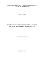 Nghiên cứu đề xuất giải pháp quản lý trật tự xây dựng trên địa bàn thị xã quảng yên 