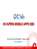 XU HƯỚNG MOBILE APPS 2020