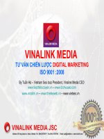 VINALINK MEDIA tư vấn CHIẾN lược DIGITAL MARKETING ISO 9001 2008