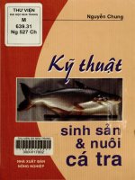 Kỹ thuật sinh sản và nuôi cá tra