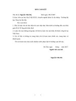 Nghiên cứu đề xuất giải pháp nâng cao công tác quản lí chất lượng công trình xây dựng tại công ty TNHH MTV KTCTTL bắc đuống 