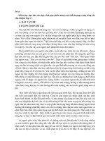 skkn giáo dục đạo đức cho học sinh góp phần nâng cao chất lượng trong công tác chủ nhiệm lớp 1