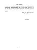 Nâng cao khả năng cạnh tranh của công ty trách nhiệm hữu hạn sơn hải trong đấu thầu thi công xây lắp 