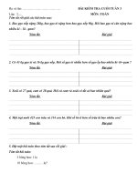 Bai tap cuoi tuan lop 3 tuan 3