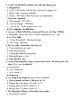 14 CÂU TRẮC NGHIỆM DƯỢC LIỆU 1 THAM KHẢO