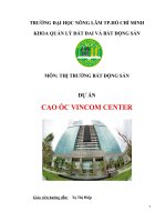 D AN CAO c VINCOM CENTER giao vien h ng 