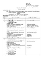 Giao an tieng anh lop 3 tuan 26 27 