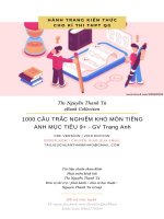 1000 CAU TRC NGHIM KHO MON TING ANH m 