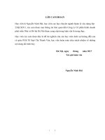 Nghiên cứu giải pháp nâng cao chất lượng giám sát thi công xây dựng công trình nhà ở cao tầng thuộc công ty cổ phần kinh doanh phát triển nhà và đô thị hà nội 