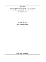 ĐỀ ÁN TĂNG CƯỜNG CÔNG TÁC PHỔ BIẾN, GIÁO DỤC PHÁP LUẬT TẠI MỘT SỐ ĐỊA BÀN TRỌNG ĐIỂM VỀ VI PHẠM PHÁP LUẬT GIAI ĐOẠN 2013 – 2016, TÌM HIỂU PHÁP LUẬT VỀ AN TOÀN GIAO THÔNG