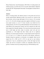 Effects of stocking density and substrate pres 