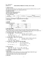 GIÁO ÁN DẠY THÊM ANH 6 (2018-2019)