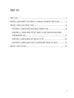 BÁO CÁO THỰC TẬP TỐT NGHIỆP TẠI CÔNG TY NISSAN TECHNO VIỆT NAM