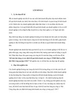 Báo cáo thực tập tốt nghiệp: Kế toán bán hàng và xác định kết quả kinh doanh của công ty TNHH Dịch vụ Dầu Khí Tiền Cảng tại Quý I/2017