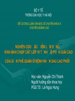 NGHIÊN cứu đặc điểm lâm SÀNG, HÌNH ẢNH CHỤP cắt lớp VI TÍNH độ PHÂN GIẢI CAO của GIÃN PHẾ QUẢN ở BỆNH NHÂN SAU LAO PHỔI 