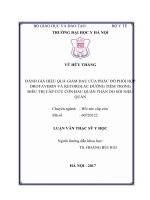 ĐÁNH GIÁ HIỆU QUẢ GIẢM ĐAU của PHÁC đồ PHỐI hợp DROTAVERIN và KETOROLAC ĐƯỜNG TIÊM TRONG điều TRỊ cấp cứu cơn ĐAU QUẶN THẬN DO sỏi NIỆU QUẢN 