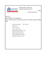 BÁO CÁO ĐỀ ÁN NGHIÊN CỨU MARKETING Đề tài : Khảo sát mức độ yêu thích thể loại nhạc dân ca Nam Bộ của người dân ĐồngTháp.