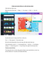 HƯỚNG DẪN SỬ DỤNG WEB CHỈNH SỬA ẢNH CANVA BÀI 7