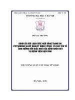 ĐÁNH GIÁ rối LOẠN GIẤC NGỦ BẰNG THANG đo PITTSBURGH SLEEP QUALITY INDEX (PSQI)  và các yếu tố  ẢNH HƯỞNG đến GIẤC NGỦ của BỆNH NHÂN gút tại BỆNH VIỆN BẠCH MAI 