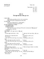 12 giáo án âm nhạc từ lớp 1 đến lớp 5 tuần 12 theo phát triển năng lực học sinh 