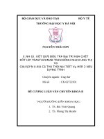 ĐáNH GIá kết QUả điều TRị bổ TRợ hóa CHấT kết hợp TRASTUZUMAB TRÊN BệNH NHÂN UNG THƯ vú GIAI đoạn II IIIA có THụ THể nội TIếT và HER 2 NEU DƯƠNG TíNH 