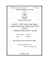 ĐÁNH GIÁ CHẤT LƯỢNG CUỘC SỐNG ở BỆNH NHÂN hội CHỨNG RUỘT KÍCH THÍCH tại BỆNH VIỆN đại học y hà nội 