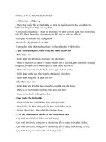 BÁO CÁO THỰC TẾ TẠI NHÀ THUỐC BỆNH VIỆN NHIỆT ĐỚI