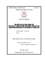 TÌM HIỂU GIÁ TRỊ TIÊN LƯỢNG của dấu HIỆU ST CHÊNH XUỐNG TRÊN điện tâm đồ ở các BỆNH NHÂN NHỒI máu cơ TIM KHÔNG ST CHÊNH lên 