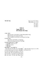 16 giáo án âm nhạc từ lớp 1 đến lớp 5 tuần 16 theo phát triển năng lực học sinh 