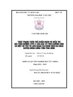 THỰC TRẠNG TUÂN THỦ CHẨN đoán và điều TRỊ đái THÁO ĐƯỜNG TYPE 2 của bác sỹ THEO HƯỚNG dẫn và một số yếu tố LIÊN QUAN tại BỆNH VIỆN đa KHOA HUYỆN ĐÔNG HƯNG TỈNH THÁI BÌNH 