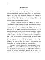 Thực trạng chăm sóc sản khoa các sản phụ nhiễm HIVAIDS đẻ tại 3 bệnh viện tỉnh thái nguyên 