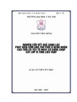NGHIÊN cứu kết QUẢ SÀNG lọc PHÁT HIỆN sớm UNG THƯ PHỔI ở BỆNH NHÂN CAO TUỔI có yếu tố NGUY cơ BẰNG CHỤP cắt lớp VI TÍNH LIỀU THẤP 
