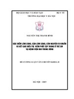 ĐẶC điểm lâm SÀNG, cận lâm SÀNG, căn NGUYÊN VI KHUẨN và kết QUẢ điều TRỊ  VIÊM PHỔI tập TRUNG ở TRẺ EM tại BỆNH VIỆN NHI TRUNG ƯƠNG 