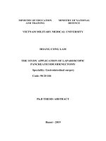 Nghiên cứu ứng dụng phẫu thuật nội soi cắt khối tá tụy tt tiếng an 