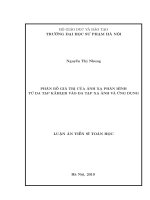Phân bố giá trị của ánh xạ phân hình từ đa tạp kähler vào đa tạp xạ ảnh và ứng dụngb