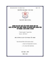 ĐÁNH GIÁ kết QUẢ của PHẪU THUẬT nội SOI điều TRỊ UNG THƯ TRỰC TRÀNG tại BỆNH VIỆN XANH pôn từ THÁNG 12016 đến 12020 