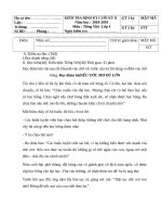 ĐỀ KIỂM TRA CUỐI HỌC KÌ 2 MÔN TIẾNG VIỆT LỚP 4 THEO TT22