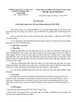 KH tư vấn tâm lý 2019   2020