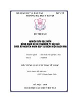 NGHIÊN cứu đặc điểm BỆNH NHÂN có xét NGHIỆM PT kéo dài CHƯA rõ NGUYÊN NHÂN gặp tại BỆNH VIỆN BẠCH MAI 