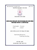 CHẨN đoán PHÂN BIỆT cơn TIM NHANH QRS GIÃN RỘNG TRÊN điện tâm đồ 12 CHUYỂN đạo 