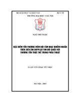 ĐẶC điểm tổn THƯƠNG VIÊM nội tâm mạc NHIỄM KHUẨN TRÊN SIÊU âm DOPPLER TIM đối CHIẾU với THƯƠNG tổn THỰC THỂ TRONG PHẪU THUẬT 