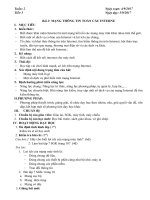 Giáo án tin học tuần 2 lớp 9