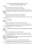CÂU HỎITHI TÌM HIỂU KIẾN THỨC PHÁP LUẬT VỀ AN TOÀN GIAO THÔNG
