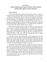 SKKN NÂNG CAO THÀNH TÍCH CHẠY NGẮN