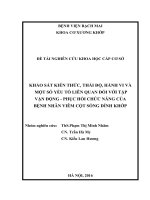 NGHIÊN cứu sử DỤNG vạt đùi TRƯỚC NGOÀI TRONG điều TRỊ lép mặt 