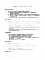 TEST BANK ETHICS IN ACCOUNTING a DECISION MAKING APPROACH 1ST EDITION KLEIN ch01 